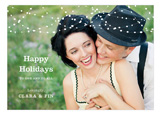 Horizontal Holiday Swag Photo Card