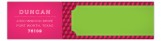 Hot Pink Stepping Blocks Envelope Wrap