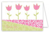 Intense Tulip Folded Note Card