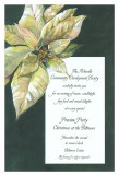 Ivory on Green Velvet Invitation