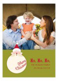 Jolly St. Nick Vertical Photo Card