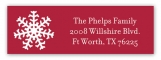 Joy To The World Ornament Address Label