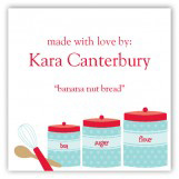 Kitchen Canisters Gift Tag