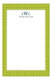 Lime Tweed Notepad
