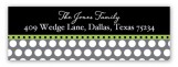 Masked Soiree Address Label