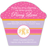 Miss Monogram Cupcake