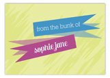 Name Banner Postcard