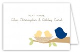 Neutral Nested Twins Folded Note Card