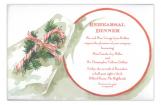 Peppermint Placesetting Rehearsal Dinner Invitation