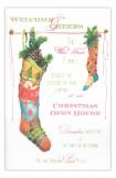 Nordic Knits Stockings Holiday Invitation