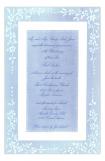 Counterpane Blue Formal Party Invitation