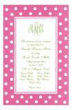 Hokey Pokey Hot Pink Party Invitation