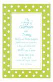 Hokey Pokey Lime Green Party Invitation