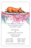 Roast Pig Summer Cookout Invitation