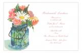 Fleur En Mason Jar Bridesmaids Invitation