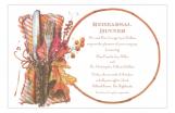 Harvest Supper Formal Rehearsal Dinner Invitation