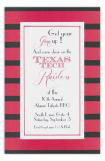 Red and Black Invitation
