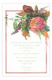 Polkberries and Rose Formal Party Invitation