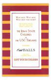 Cardinal and Gold Invitation