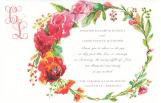 Rose Ring Floral Invitation