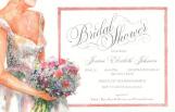 Babys Breath and Roses Bridal Shower Invitation