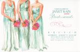 Attentive Attendants Bridesmaids Invitation