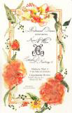 Eucalyptus and Apricot Invitation