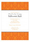 Orange Halloween Damask