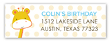 Party Animals Turning One Address Label