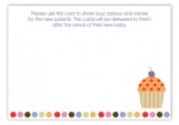 Pattern Cupcakes Enclosure Card