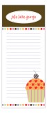 Pattern Cupcakes Notepad