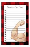 Red and Black Flannel Sonny Do List