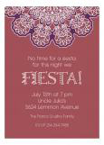 Marsala Fiesta Lace Party Invitation