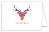 Deer Head Thank You Card