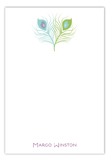 Peacock Feather Flat Note Card