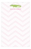 Pink Alligator Notepad