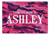 Pink Camo Postcard