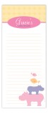 Pink Hippos Notepad