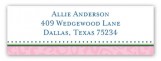 Pink Leopard Address Label