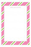 Pink Oxford Stripes Notepad