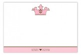 Pink Royal Flat Note Card