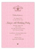 Pink Royal Invitation