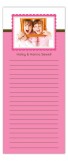 Pink Scallop Photo Notepad