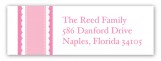 Pink Scallops Address Label