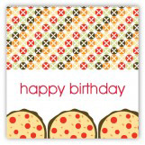 Pizza Pattern Gift Tag