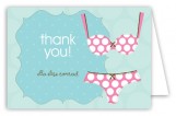 Polka Dot Undies Folded Note Card