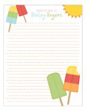 Popsicles Notepad