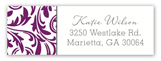 Pretty in Purple Address Label