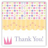 Princess Party Crown Square Sticker