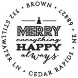 Merry Always Personalized Stamp